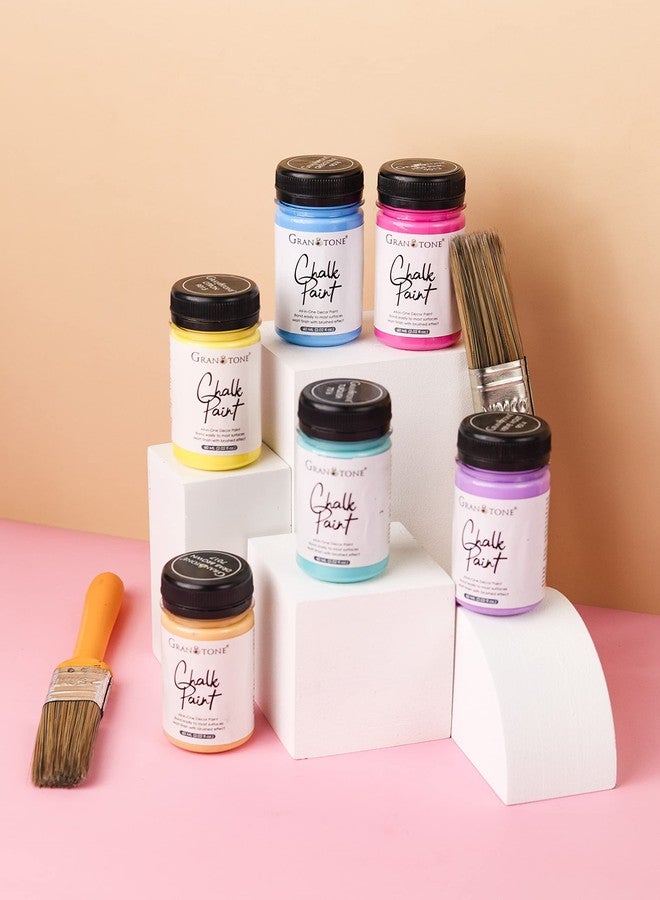GRANOTONE Chalk Paint For Furniture, Home Decor Crafts Eco Friendly All In One No Wax Needed Bohemian Jewels, Multicolor - Image 2